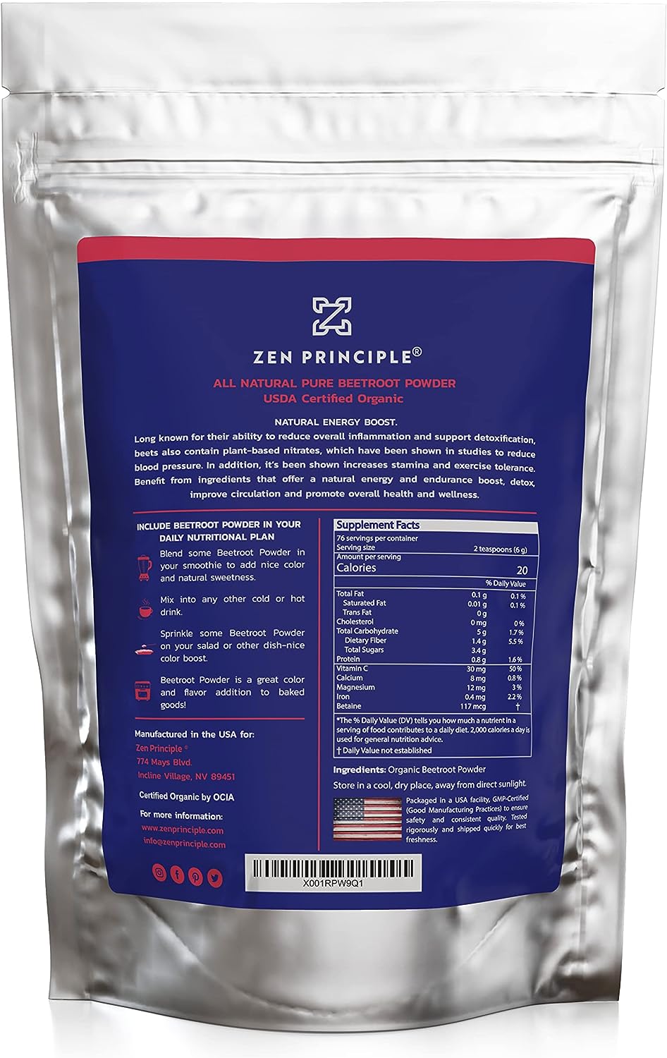 1 lb. Premium Organic Beetroot Powder Review