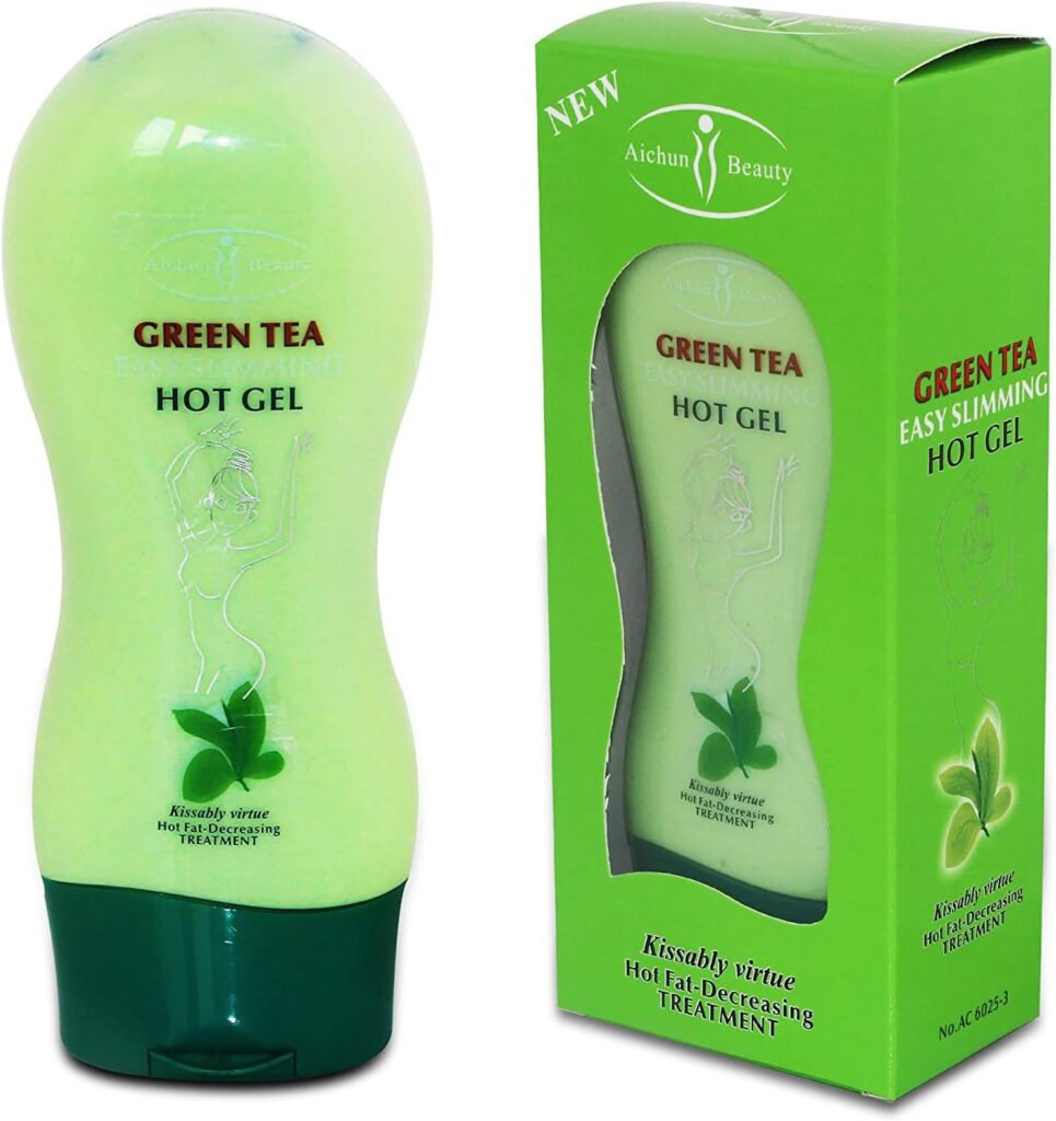 AICHUN BEAUTY Green Tea Paprika Slimming Gel Full-Body Fat Burning Fast Weight Lose Product Slim Abdomen Anti Cellulite Weight Loss Cream 250g (GREEN TEA)