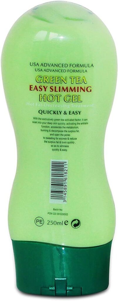 AICHUN BEAUTY Green Tea Paprika Slimming Gel Full-Body Fat Burning Fast Weight Lose Product Slim Abdomen Anti Cellulite Weight Loss Cream 250g (GREEN TEA)