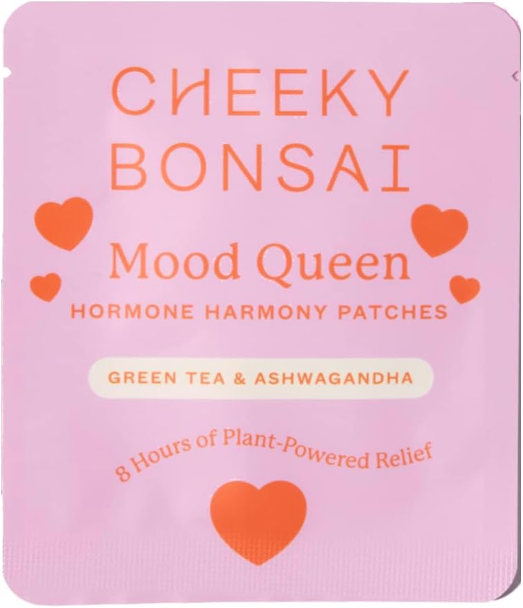 Mood Queen, Wellness Patch (4 Patches) - Hormone Harmony Patches, Caffeine  Green Tea for an Energy Boost, Ashwagandha, 8 Hours of Plant-Powered Relief
