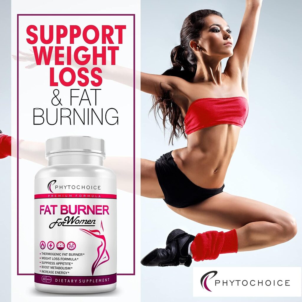 PHYTOCHOICE Day Time and Night Time Fat Burner Complex-Weight Loss Diet Pills for Women