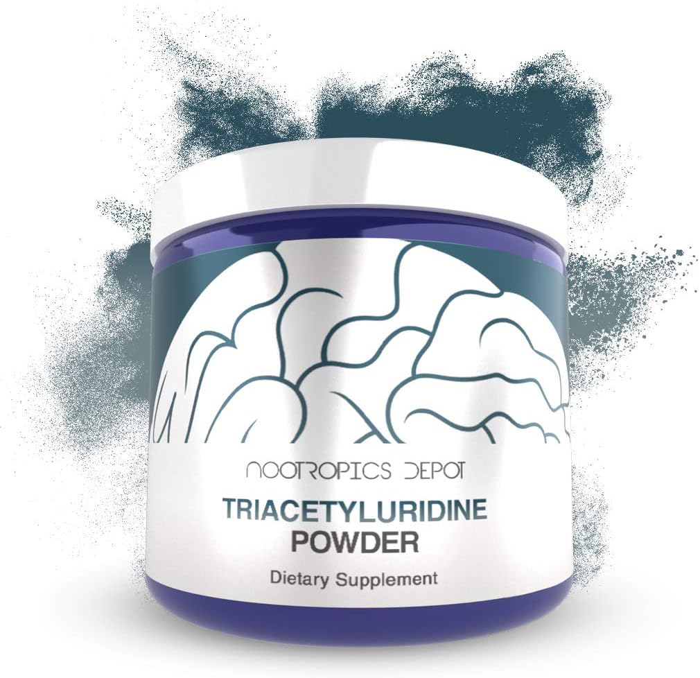 Triacetyluridine Powder | Tau | 25 Grams | Uridine | Nootropic Supplement | Supports Cognition and Memory Enhancement