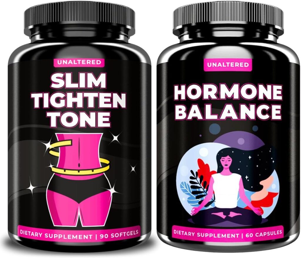 UNALTERED Slim Tighten Tone  Hormone Balance - Womens Weight Loss  Wellness Bundle