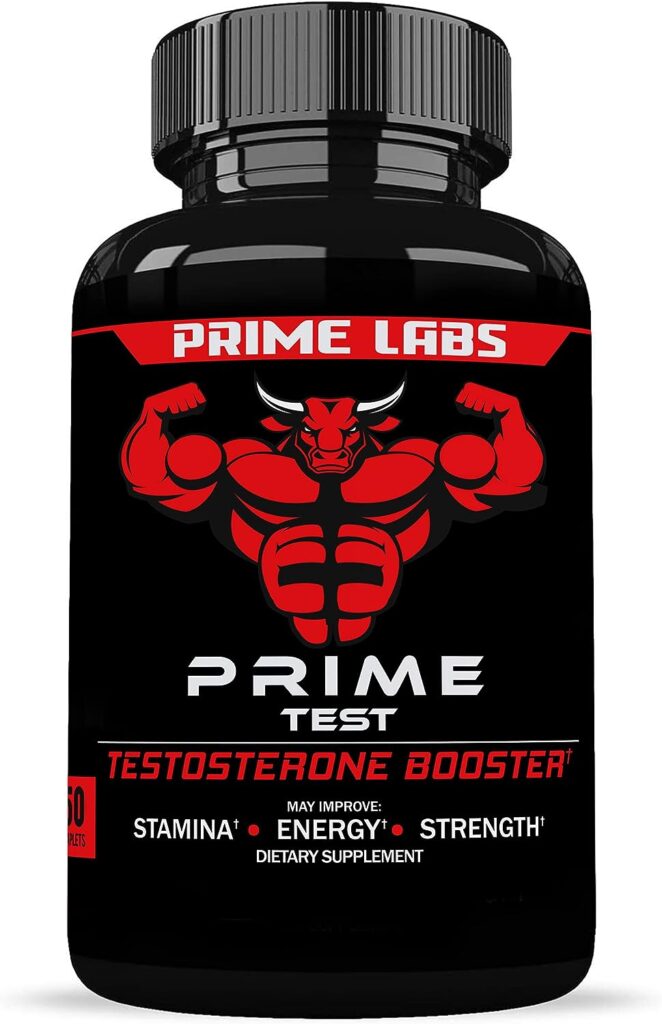 Prime Labs - Mens Test Booster - Natural Stamina, Endurance and Strength Booster - 60 Caplets : Health  Household