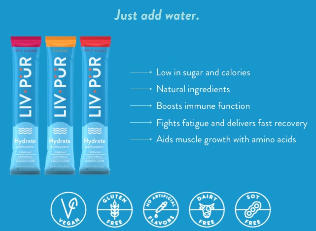 Liv Pure Nutrition Rehydration Sachet